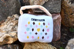 Chewy Vuiton Purse Dog Toy