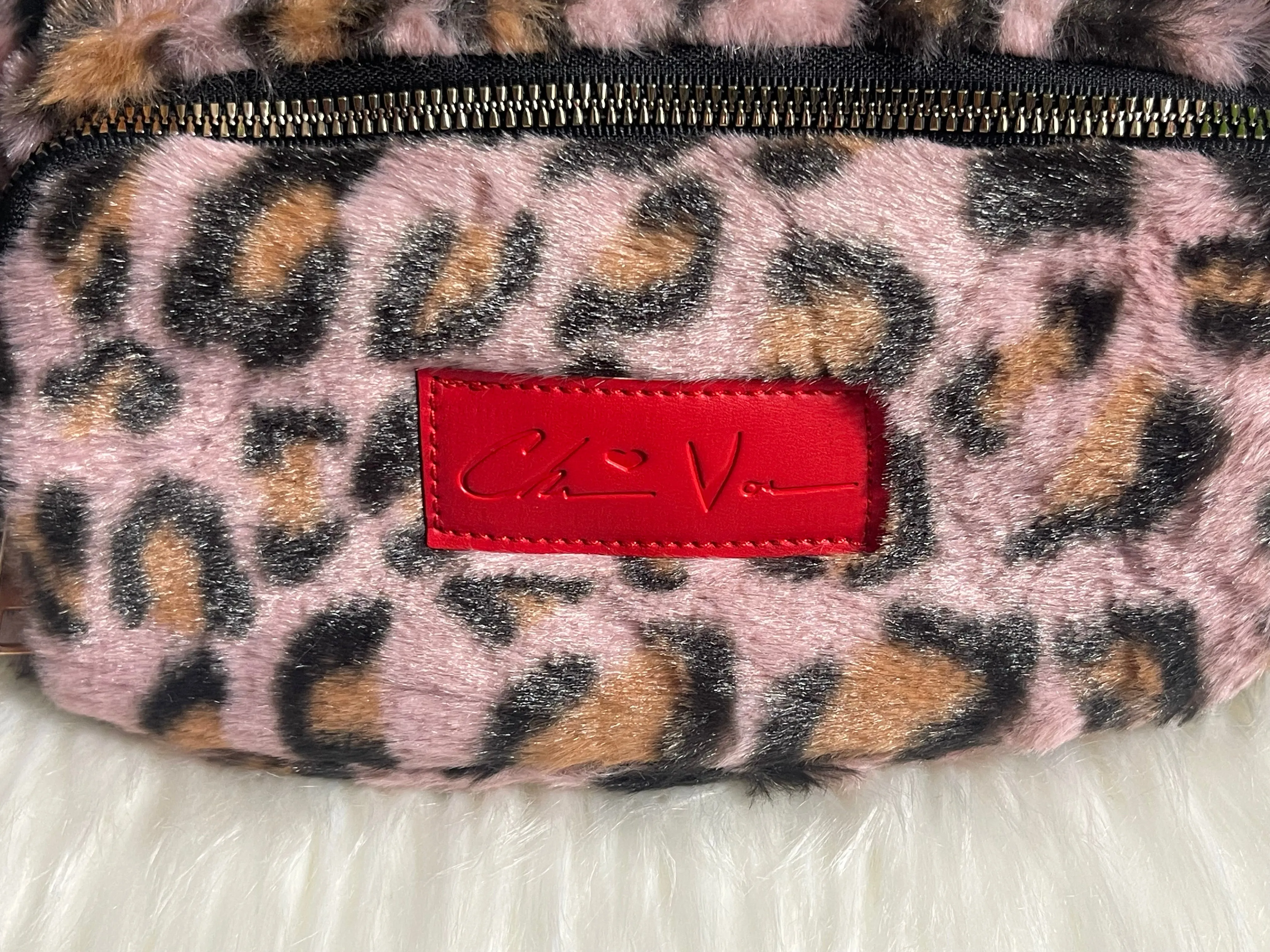 ChrissVonne Rose Leopard Waist Pack
