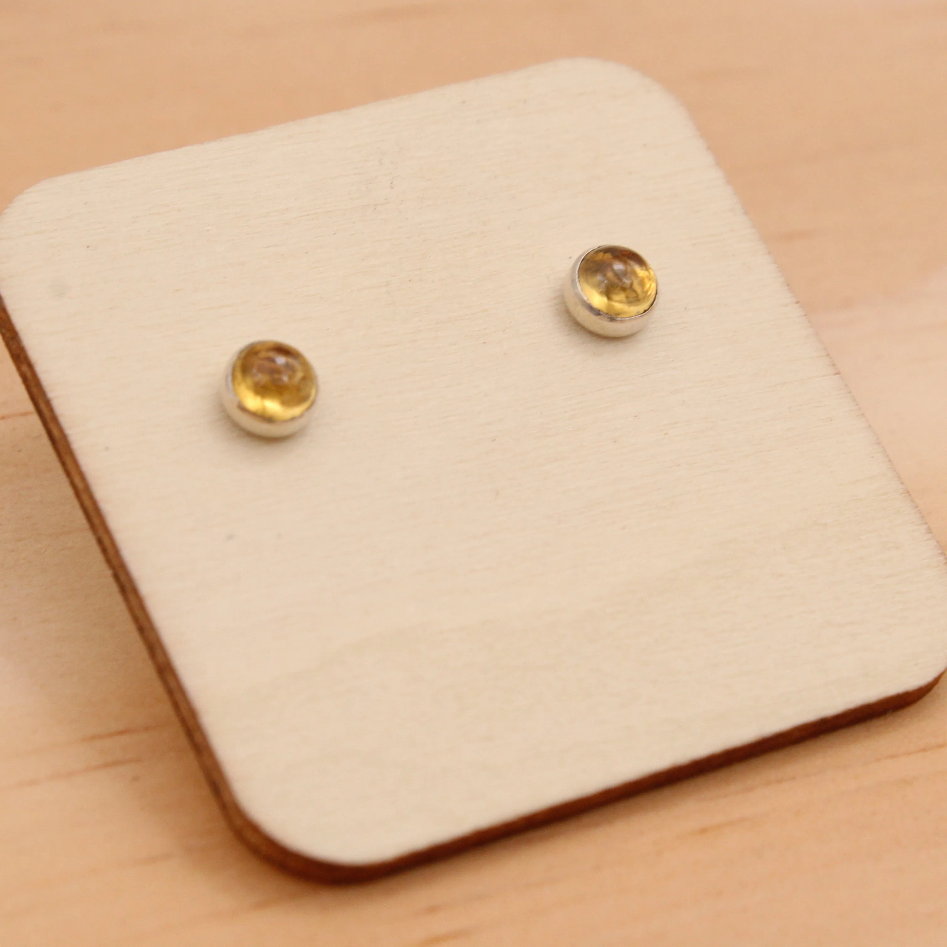 Citrine Studs