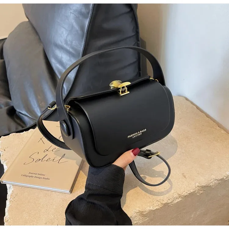 Classic Black Shoulder Bag