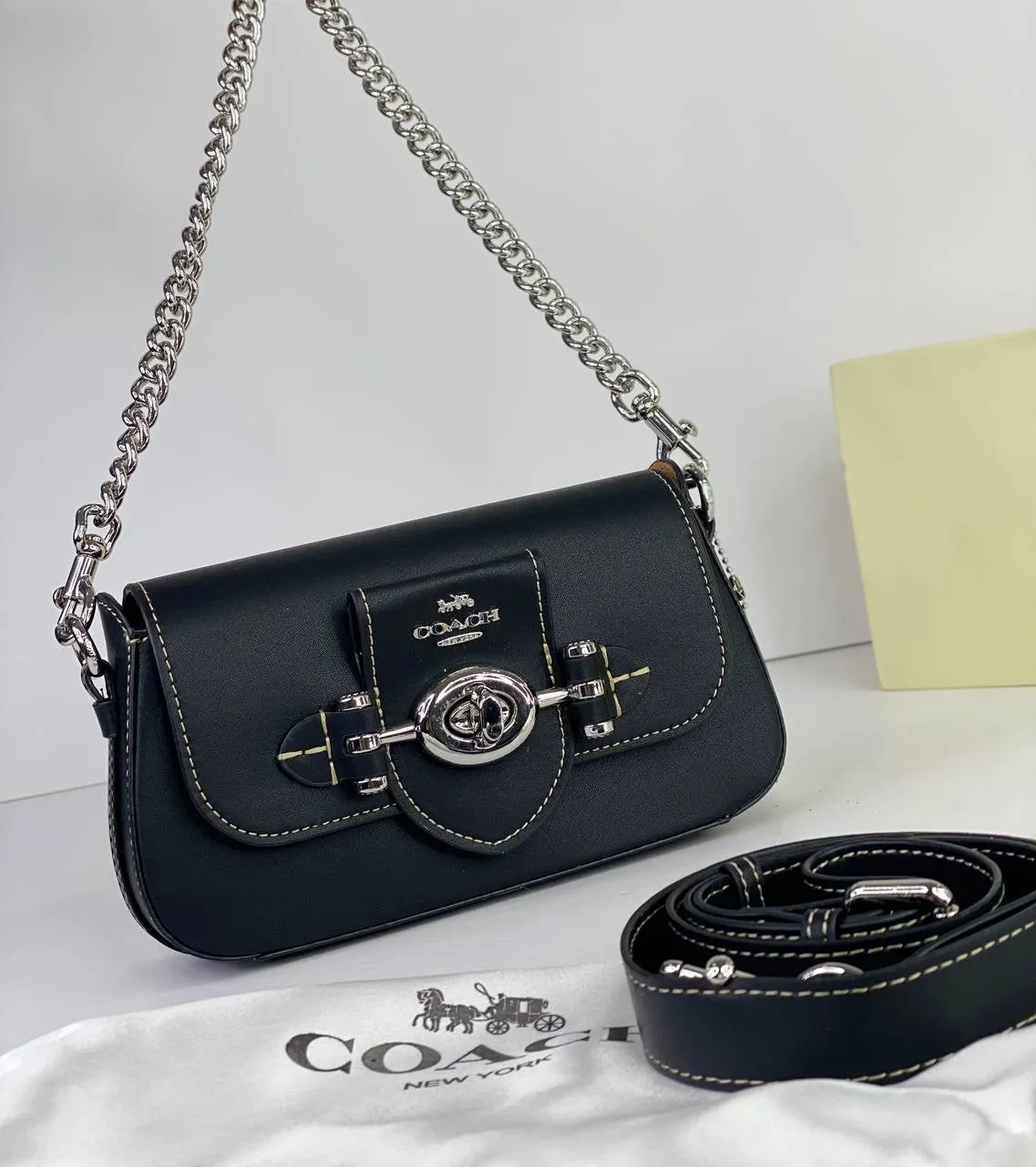 Coach Crossbody Bag with Gold Hardware