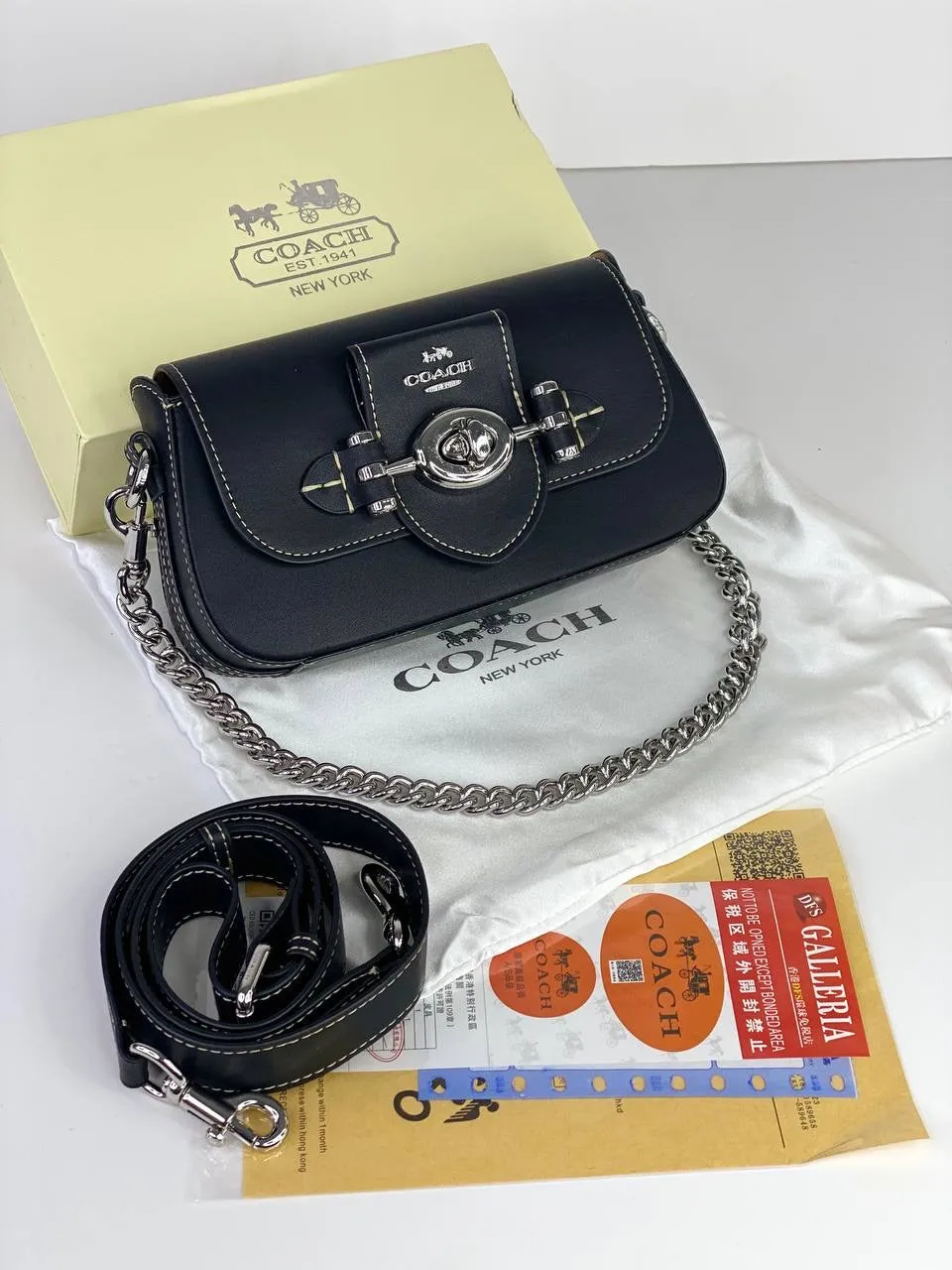 Coach Crossbody Bag with Gold Hardware