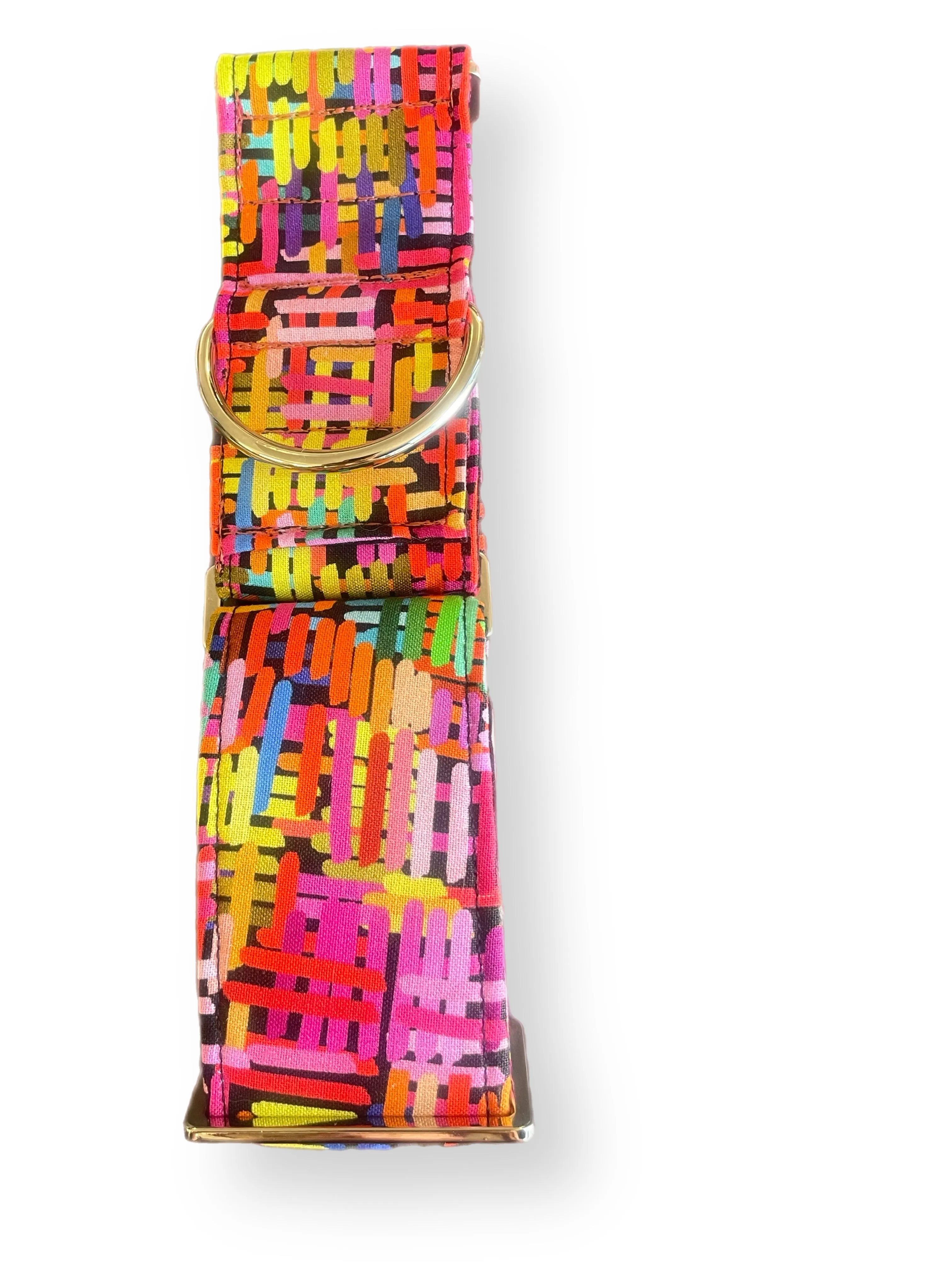 Colormazing wide martingale collar greyhound  in cotton super soft