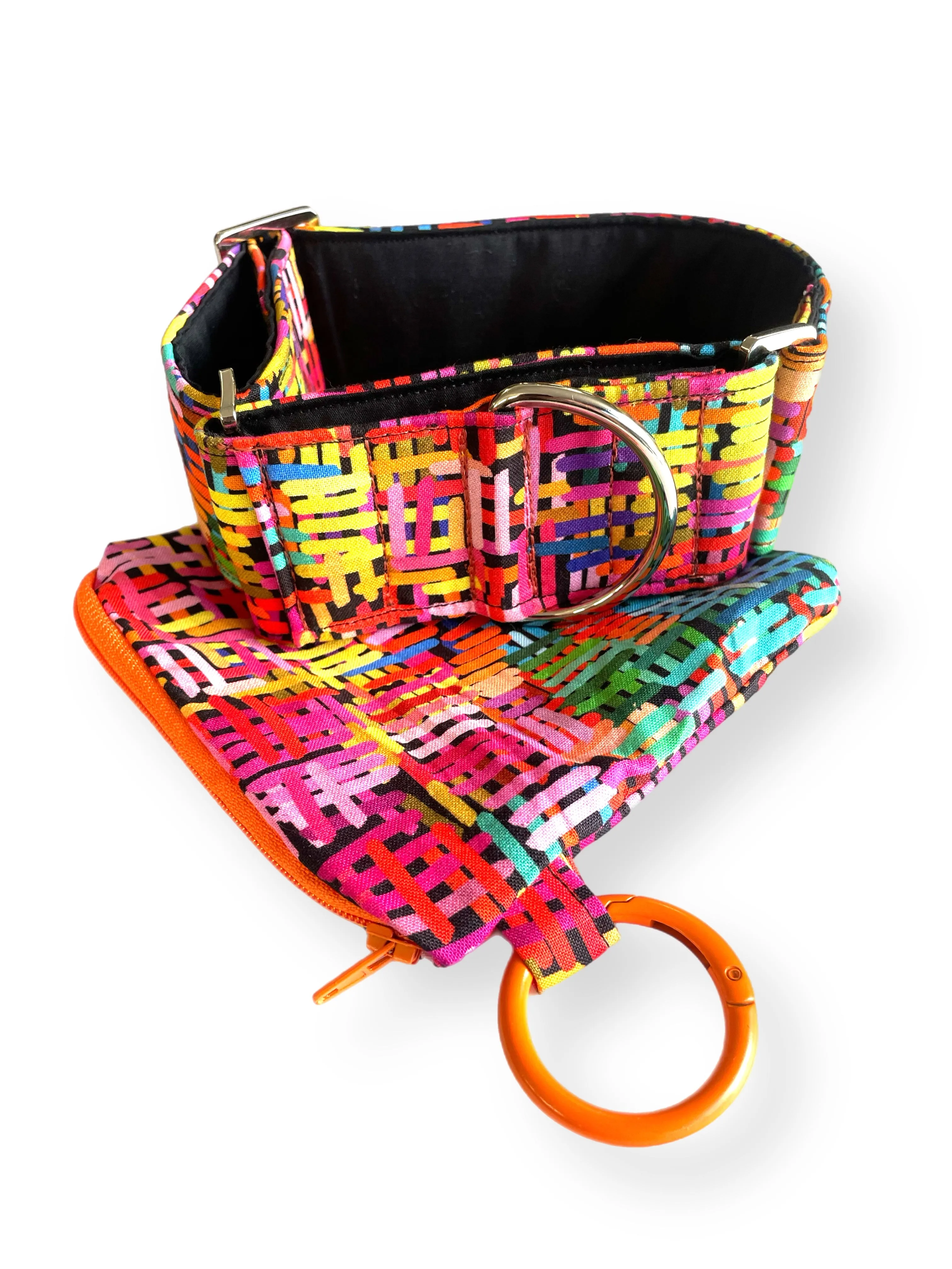 Colormazing wide martingale collar greyhound  in cotton super soft