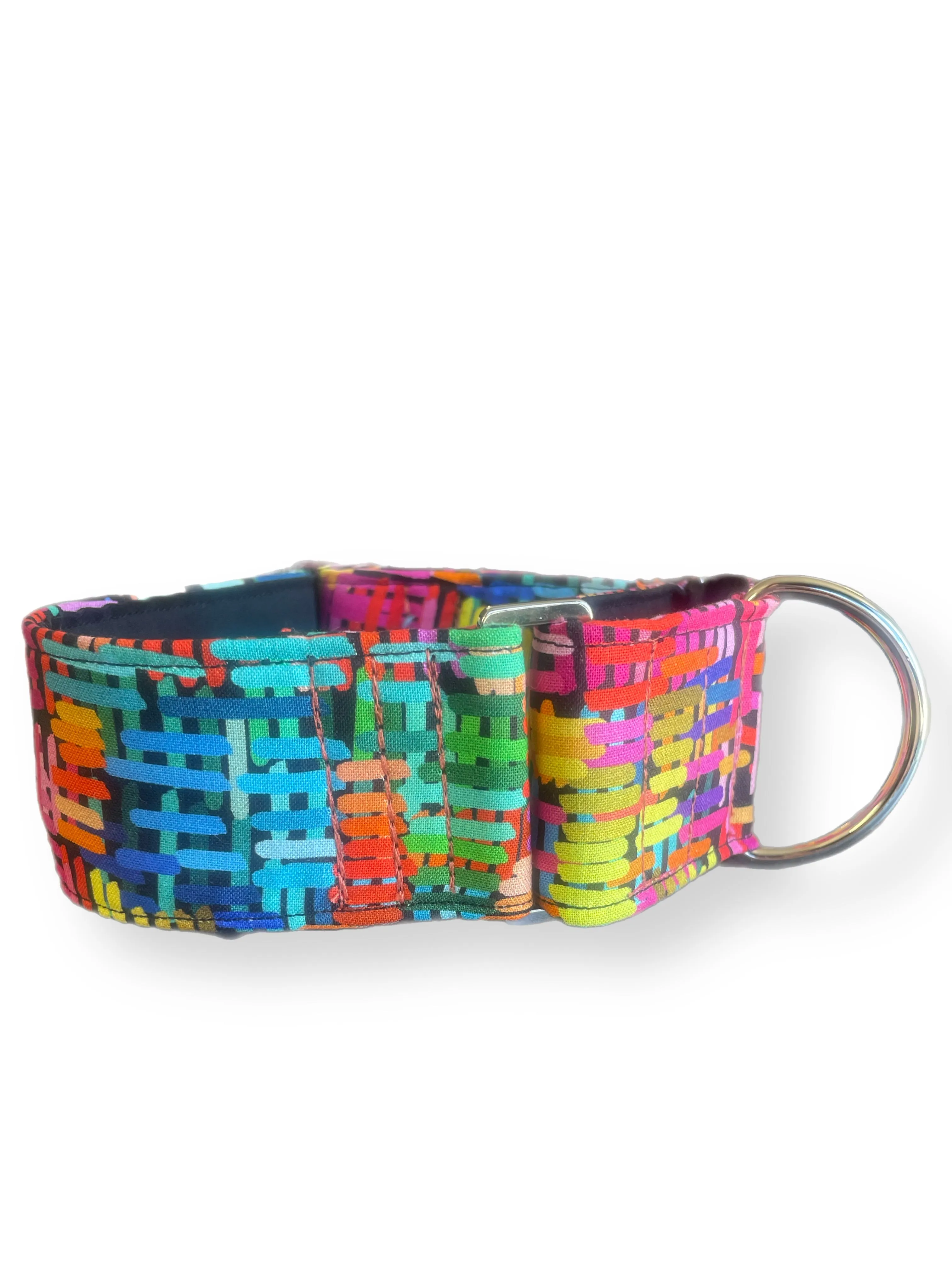 Colormazing wide martingale collar greyhound  in cotton super soft