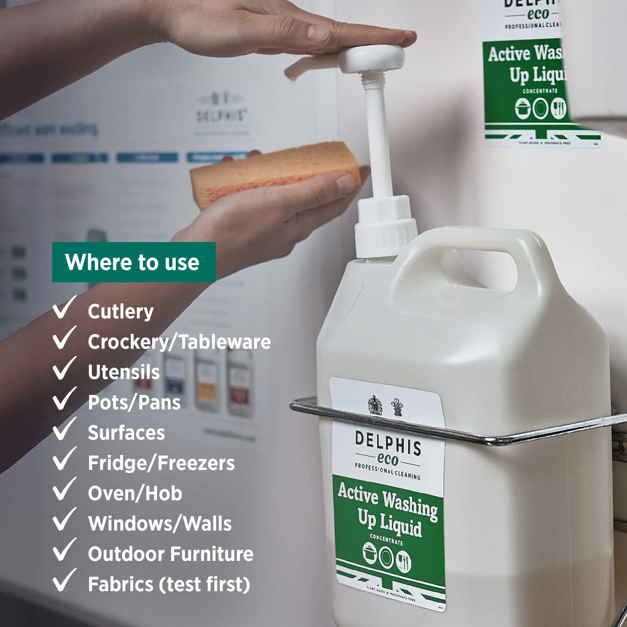 Commercial Active Washing Up Liquid 700ml (Concentrate)