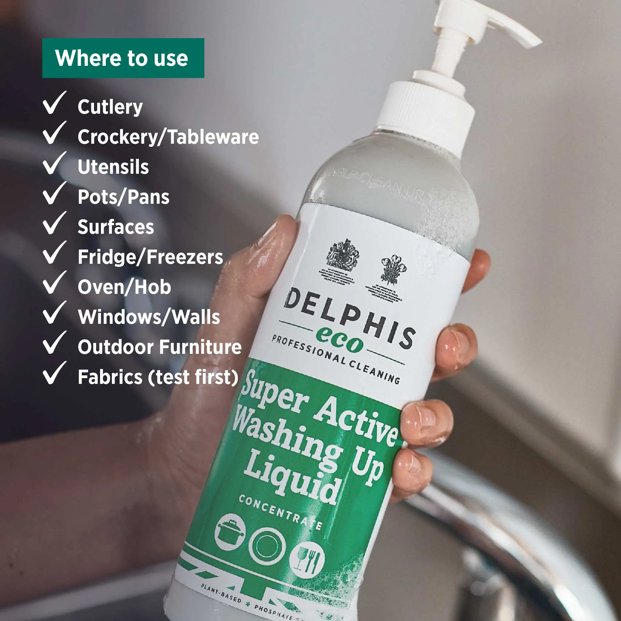 Commercial Super Active Washing Up Liquid 5L (Concentrate)