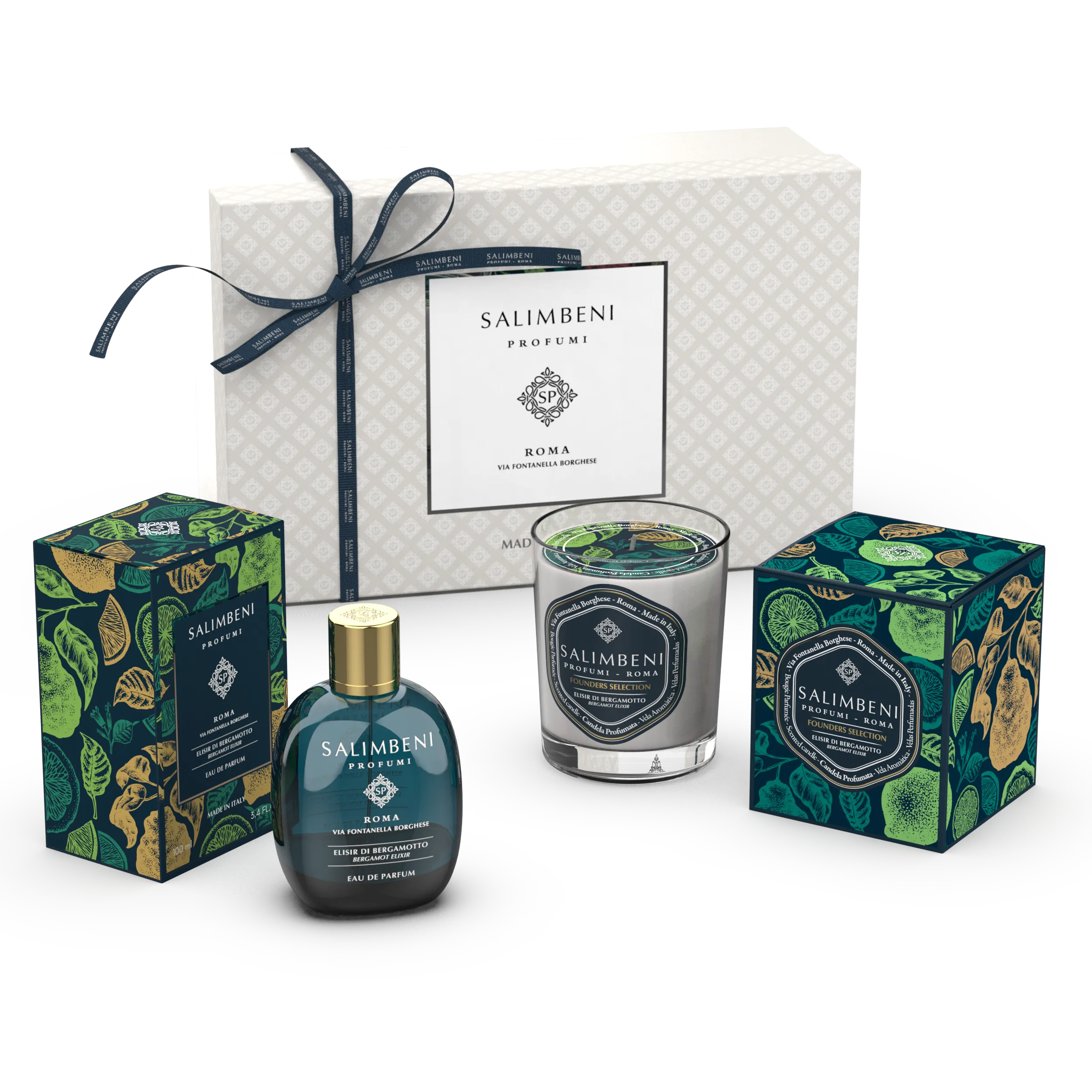 Confezione Regalo A SCELTA (Eau de Parfum 100 ml   Candela Profumata Founders Selection 190gr)