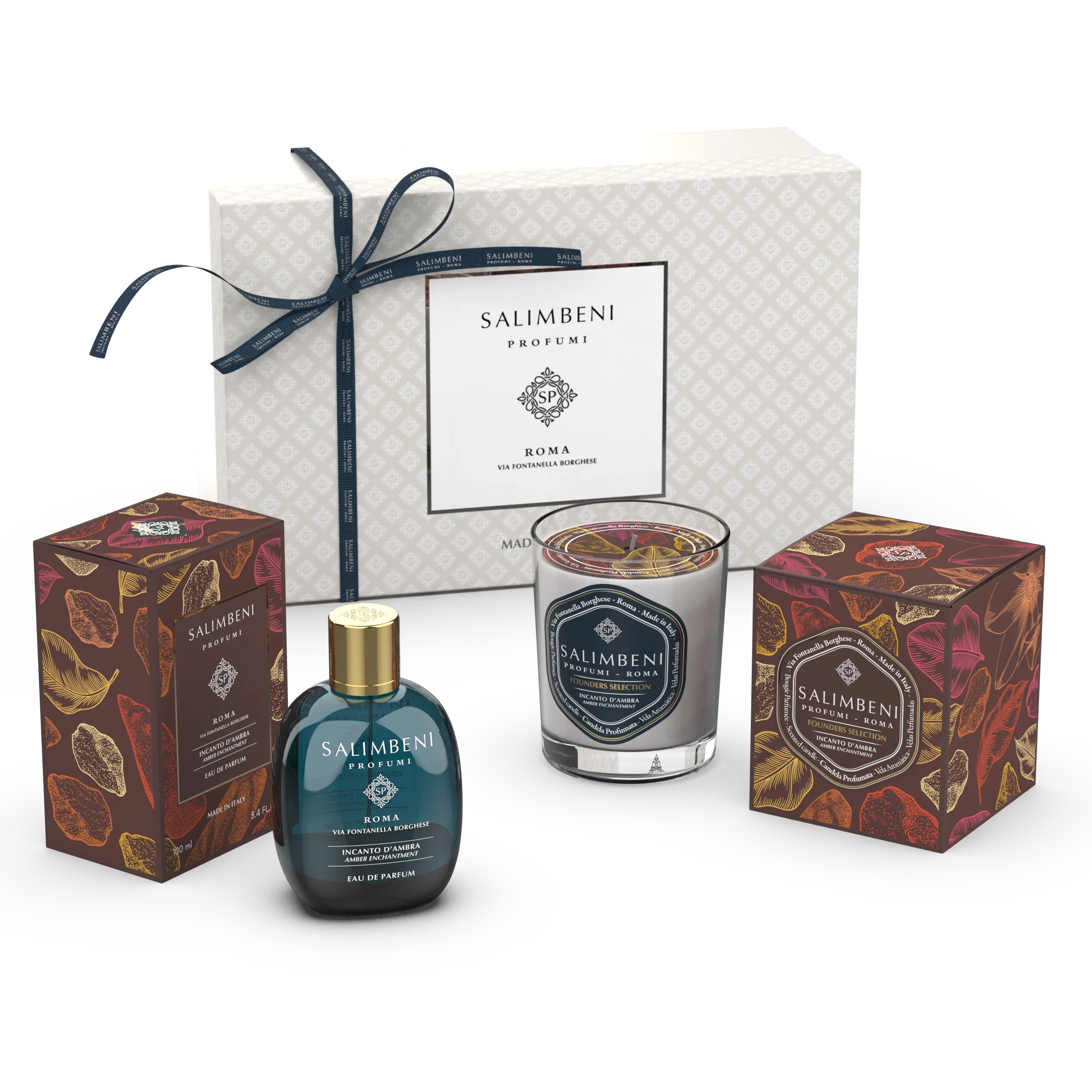 Confezione Regalo A SCELTA (Eau de Parfum 100 ml   Candela Profumata Founders Selection 190gr)