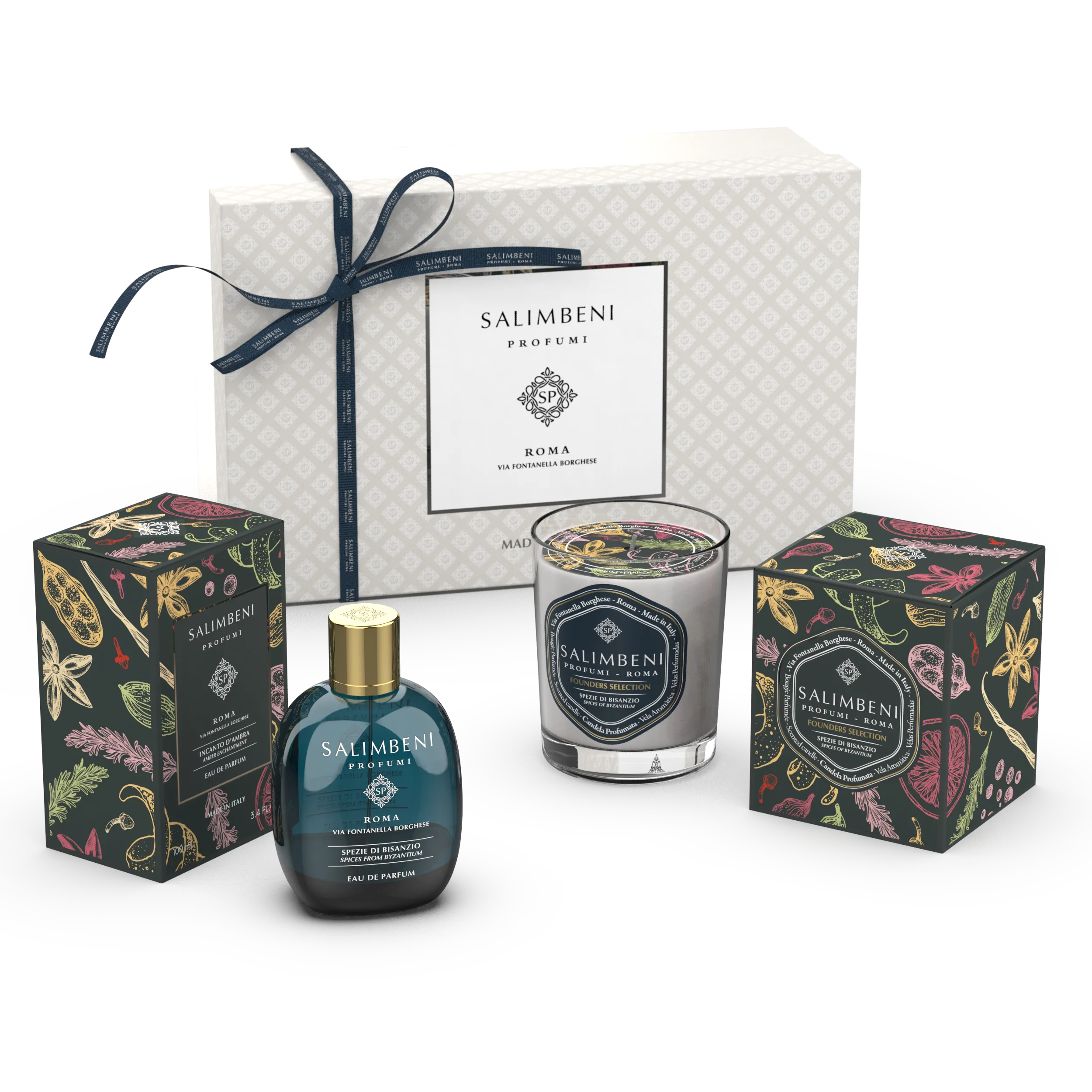 Confezione Regalo A SCELTA (Eau de Parfum 100 ml   Candela Profumata Founders Selection 190gr)
