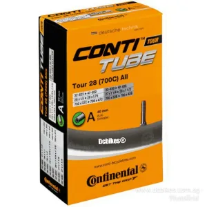 Continental 700c X 32c - 47c Tour 28 X 1.5 - 1.75 CX Road Schrader Inner Tube