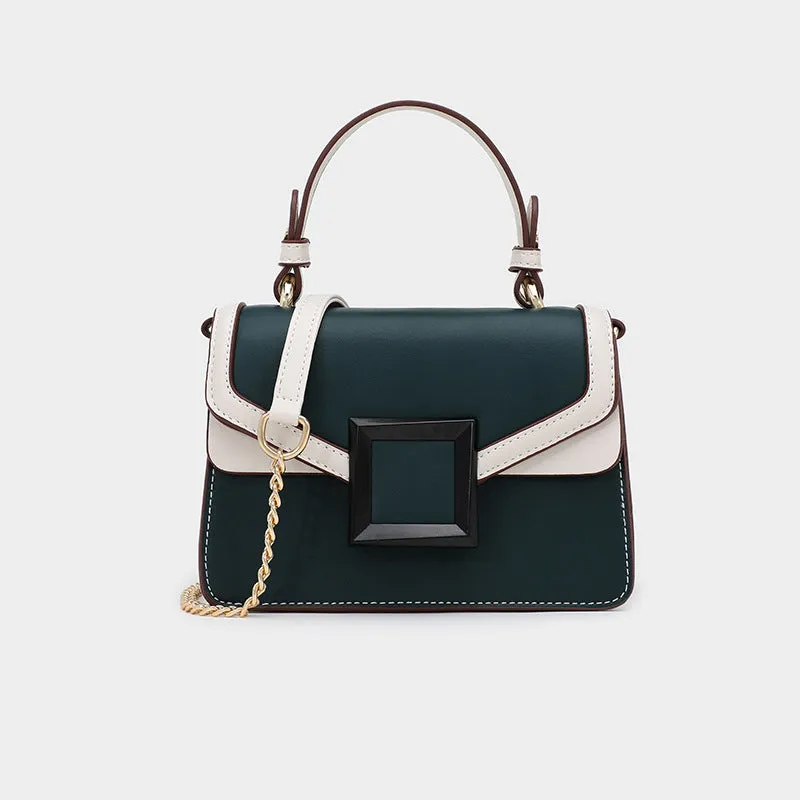 Contrast Color Handbag