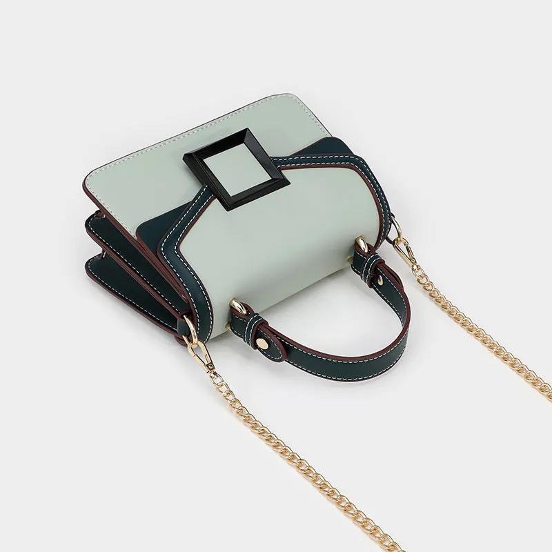 Contrast Color Handbag