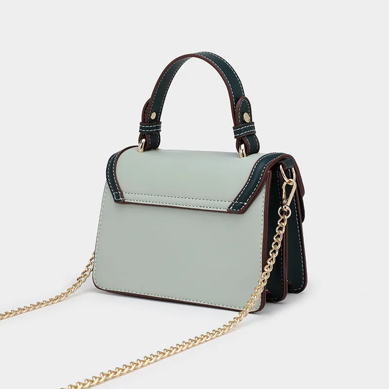 Contrast Color Handbag