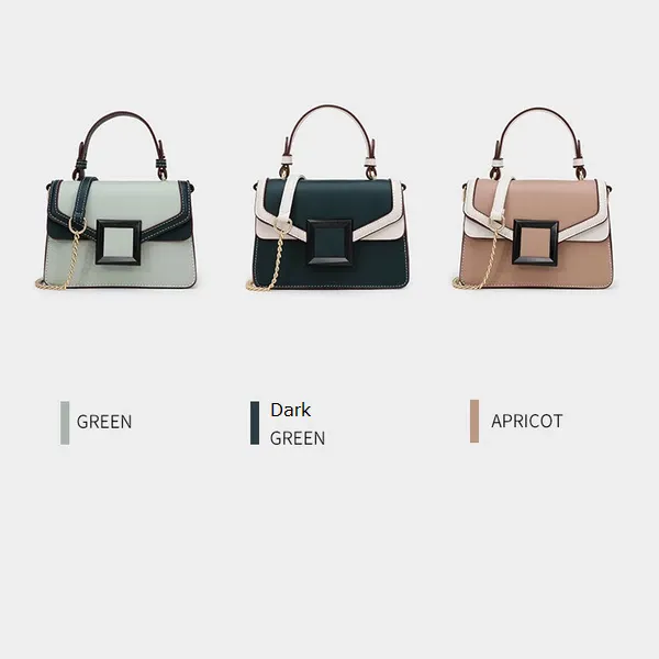 Contrast Color Handbag
