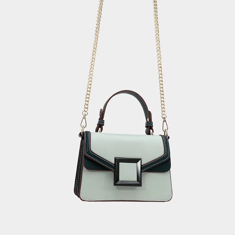Contrast Color Handbag