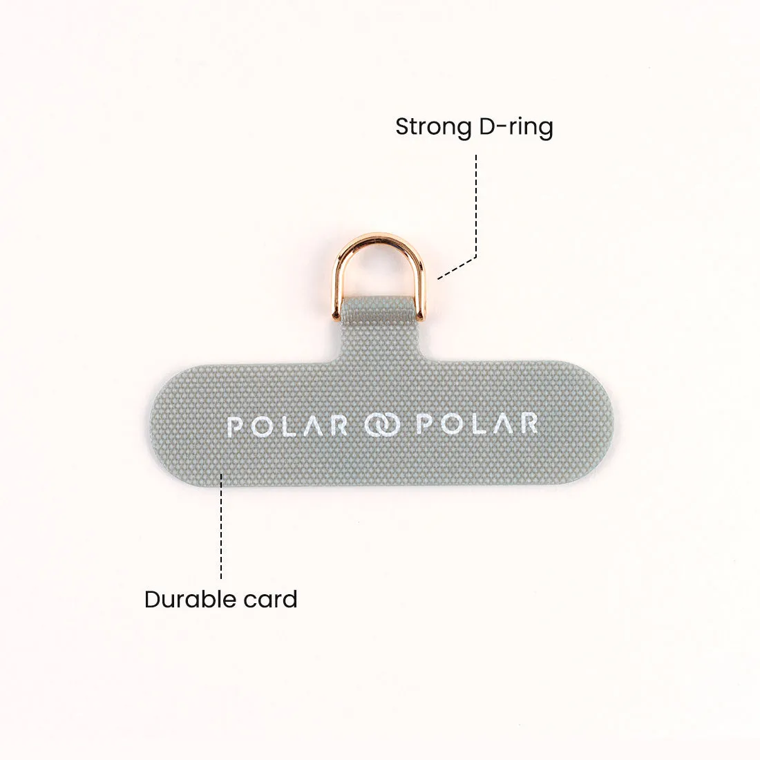 Coral Crossbody Phone Strap with Card