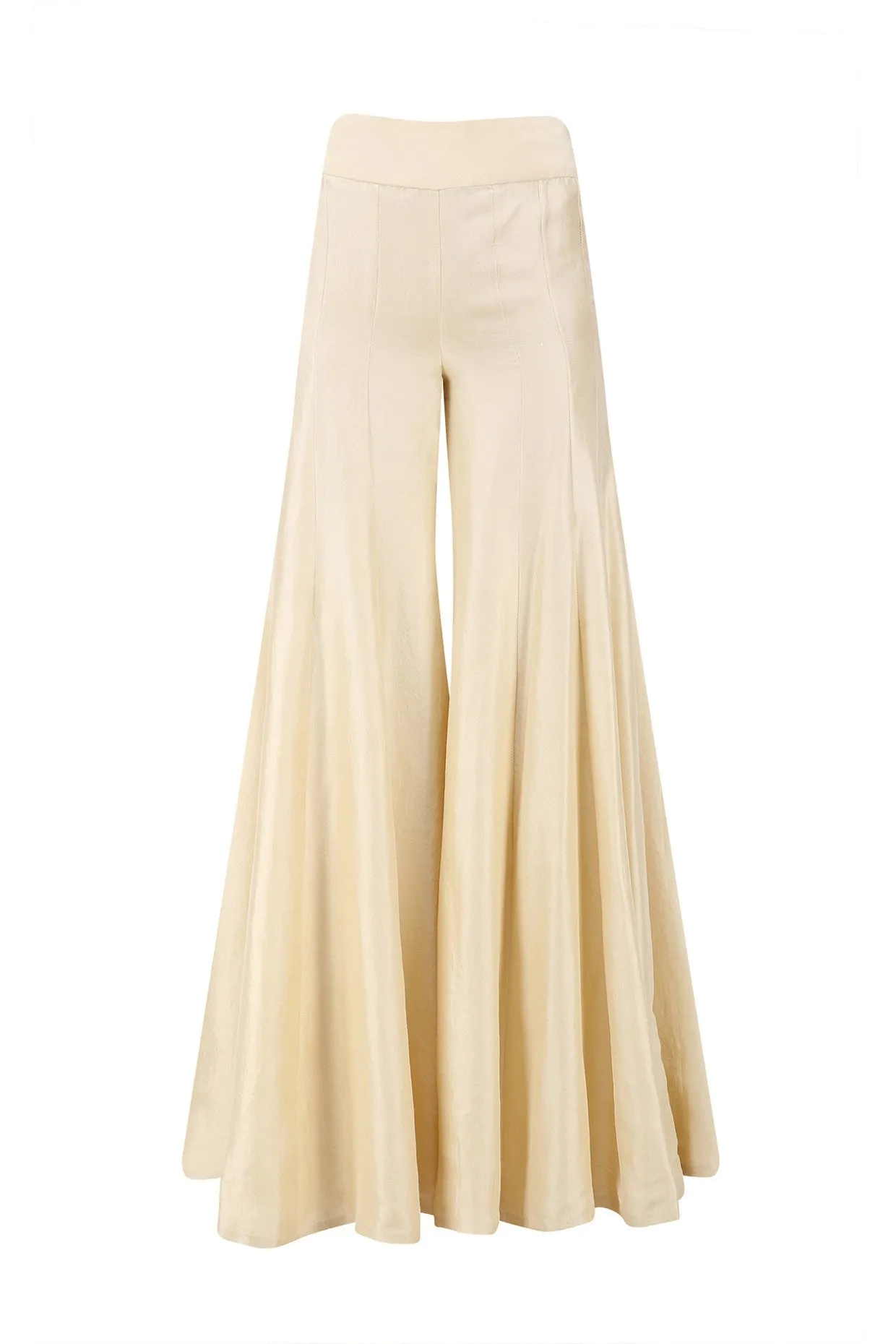 Cream Color Overlap Anarkali Kurta Set