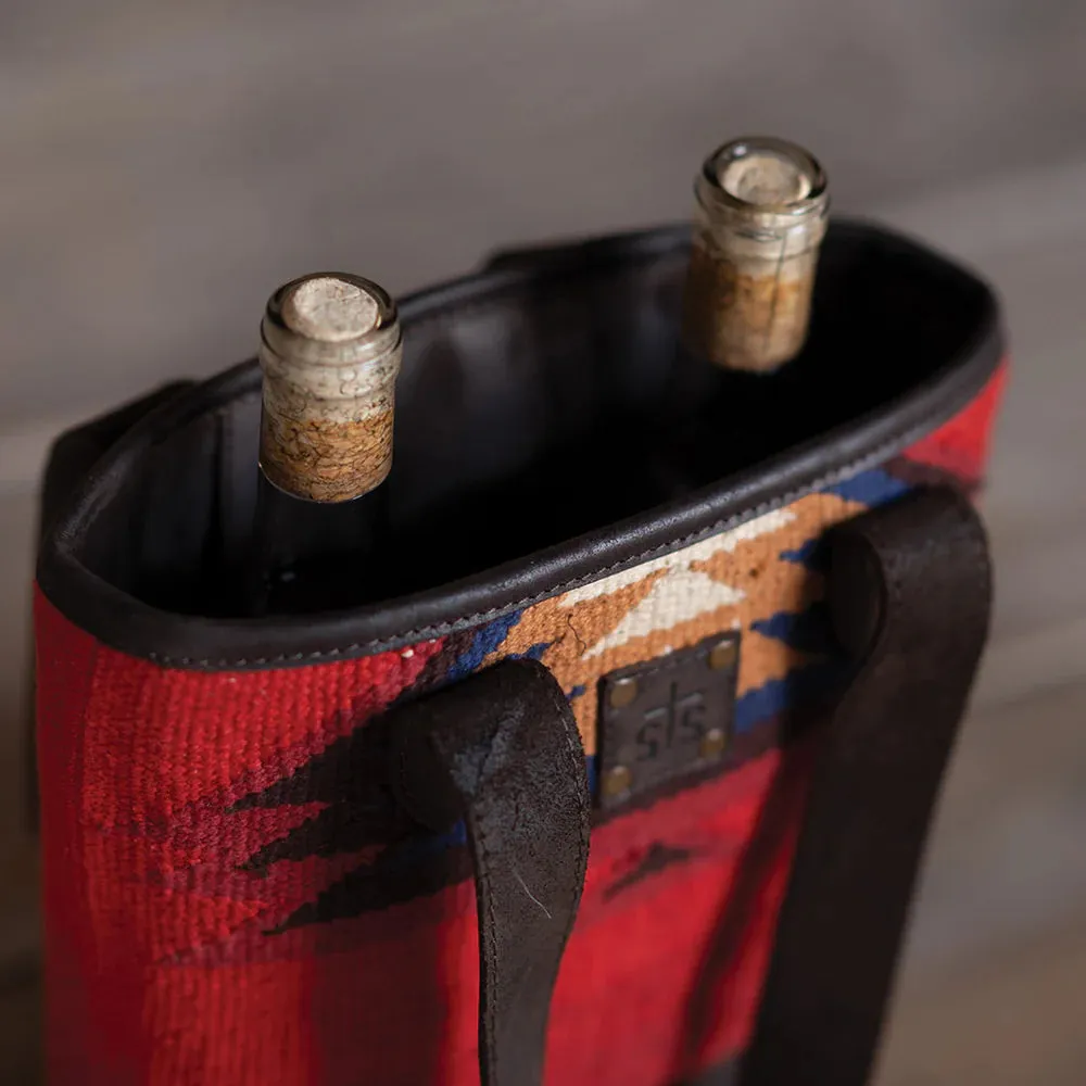 Crimson Sun Double Wine Bag STS Ranch Wear STS 31531