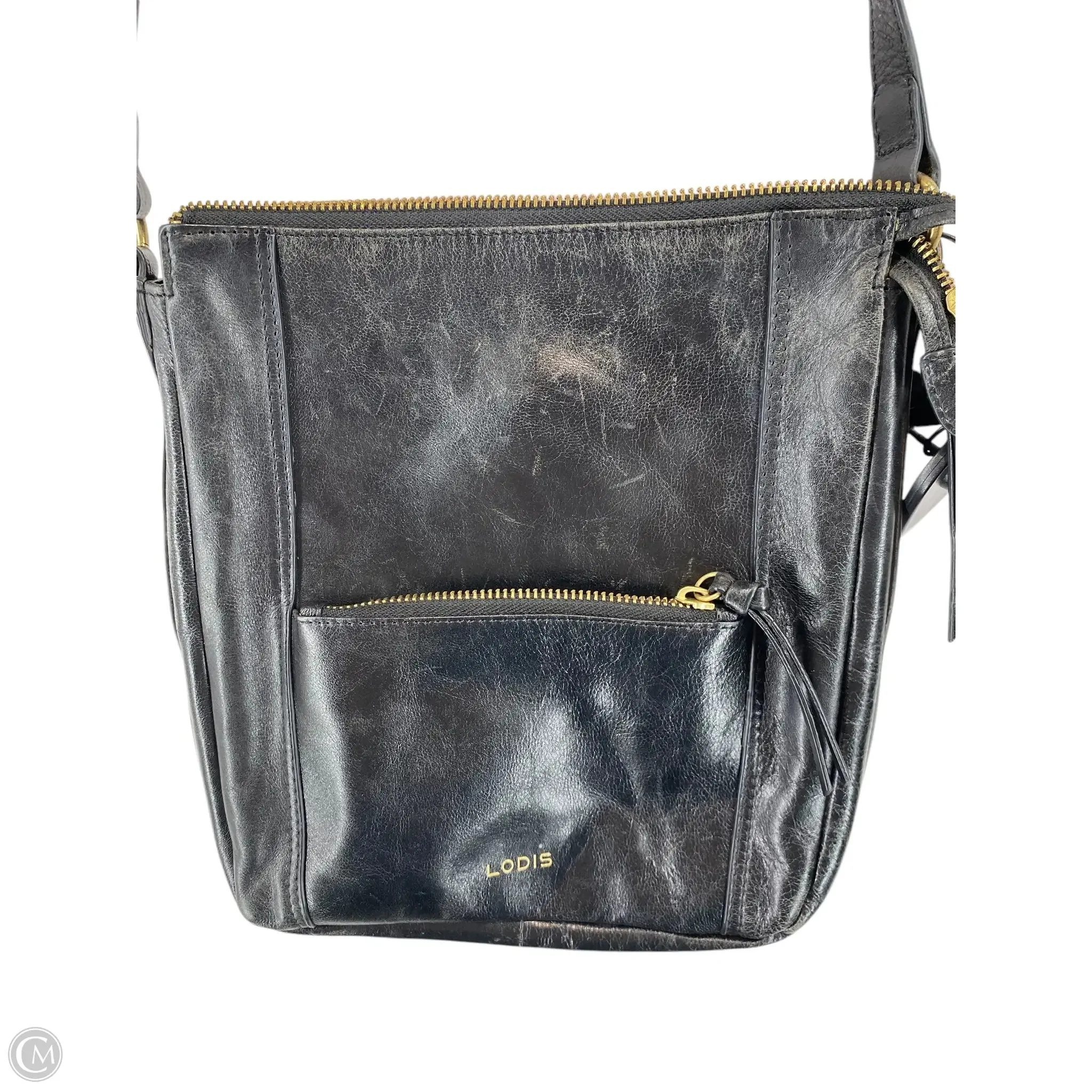 Crossbody Leather By Lodis, Size: Medium