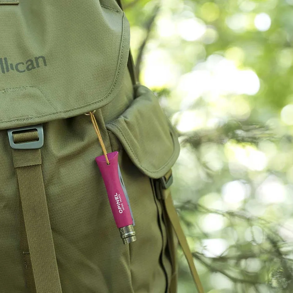 Cuchillo Opinel N°6 Trekking rosado
