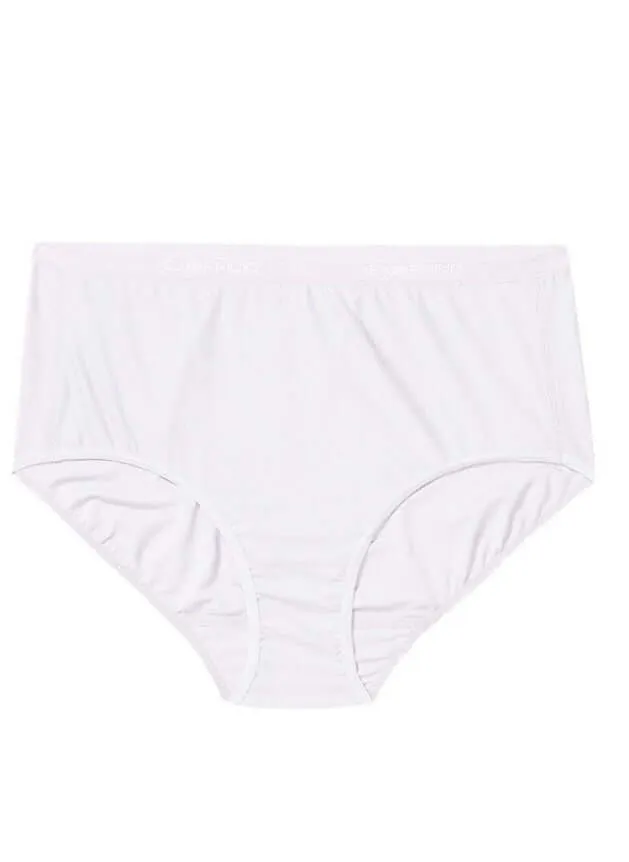 Culotte Taille Haute Give-N-Go 2.0 Taille Plus (Blanc) d'Exofficio