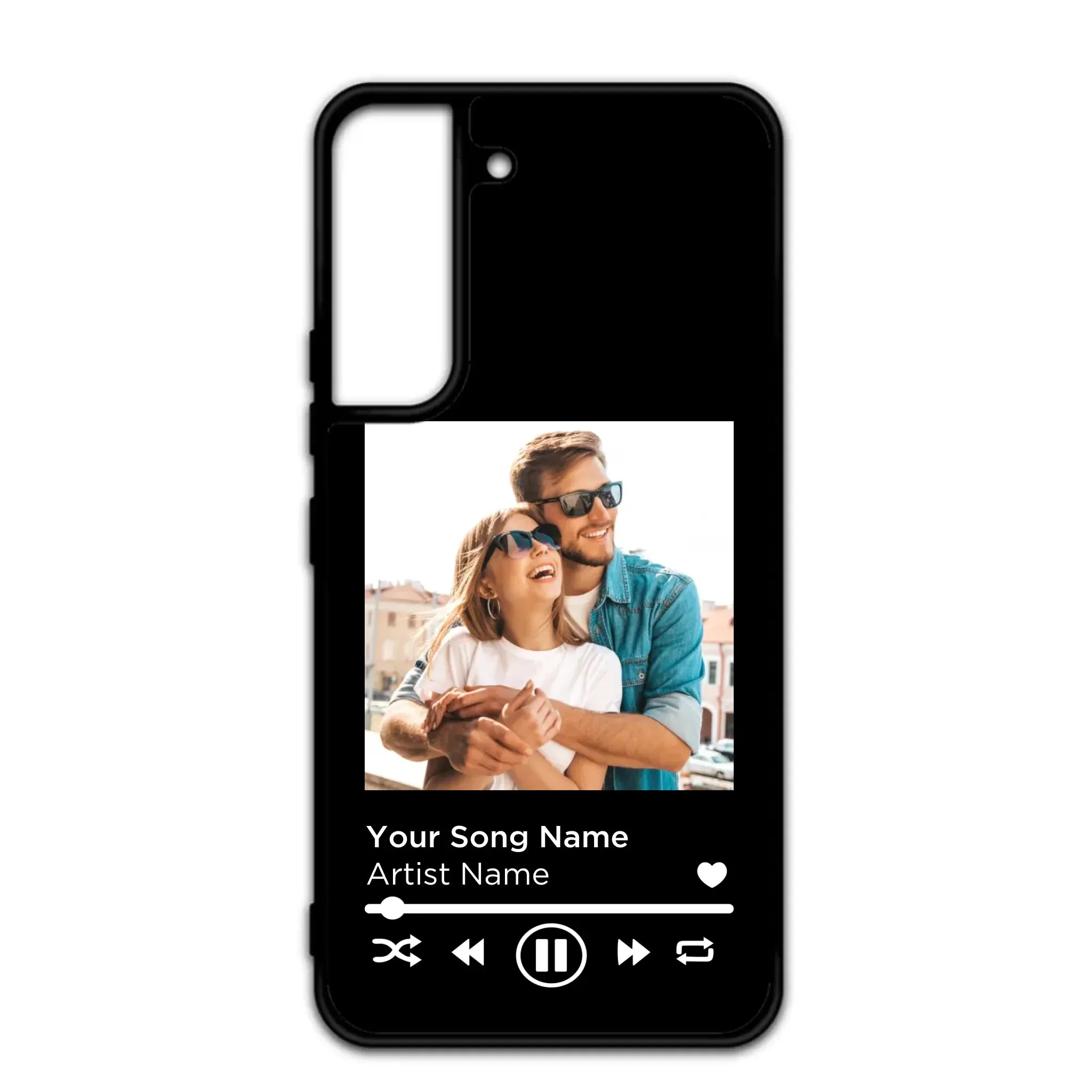 Custom Personalised Spotify Music Player Rubber TPU Case for iPhone, Samsung & Pixel