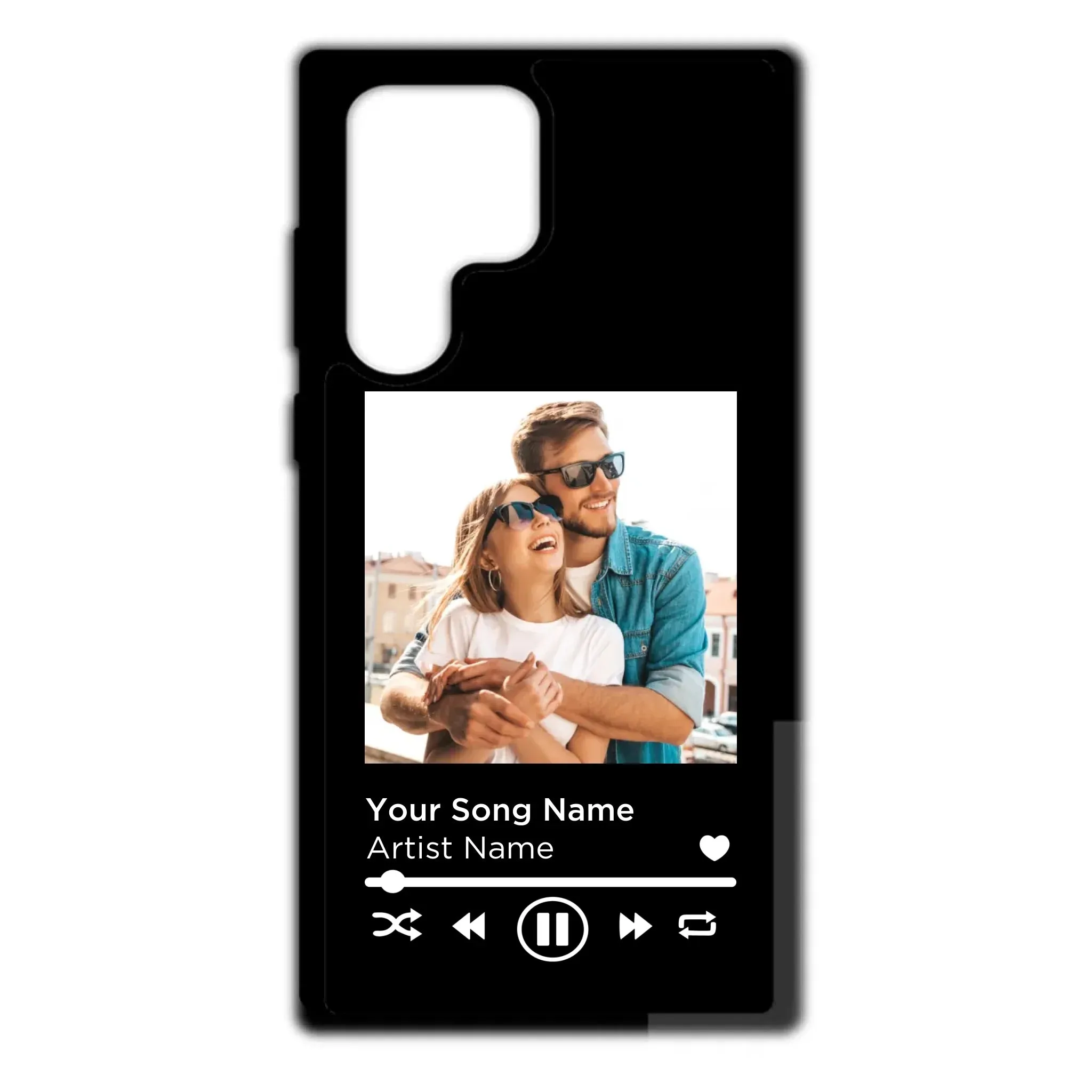 Custom Personalised Spotify Music Player Rubber TPU Case for iPhone, Samsung & Pixel