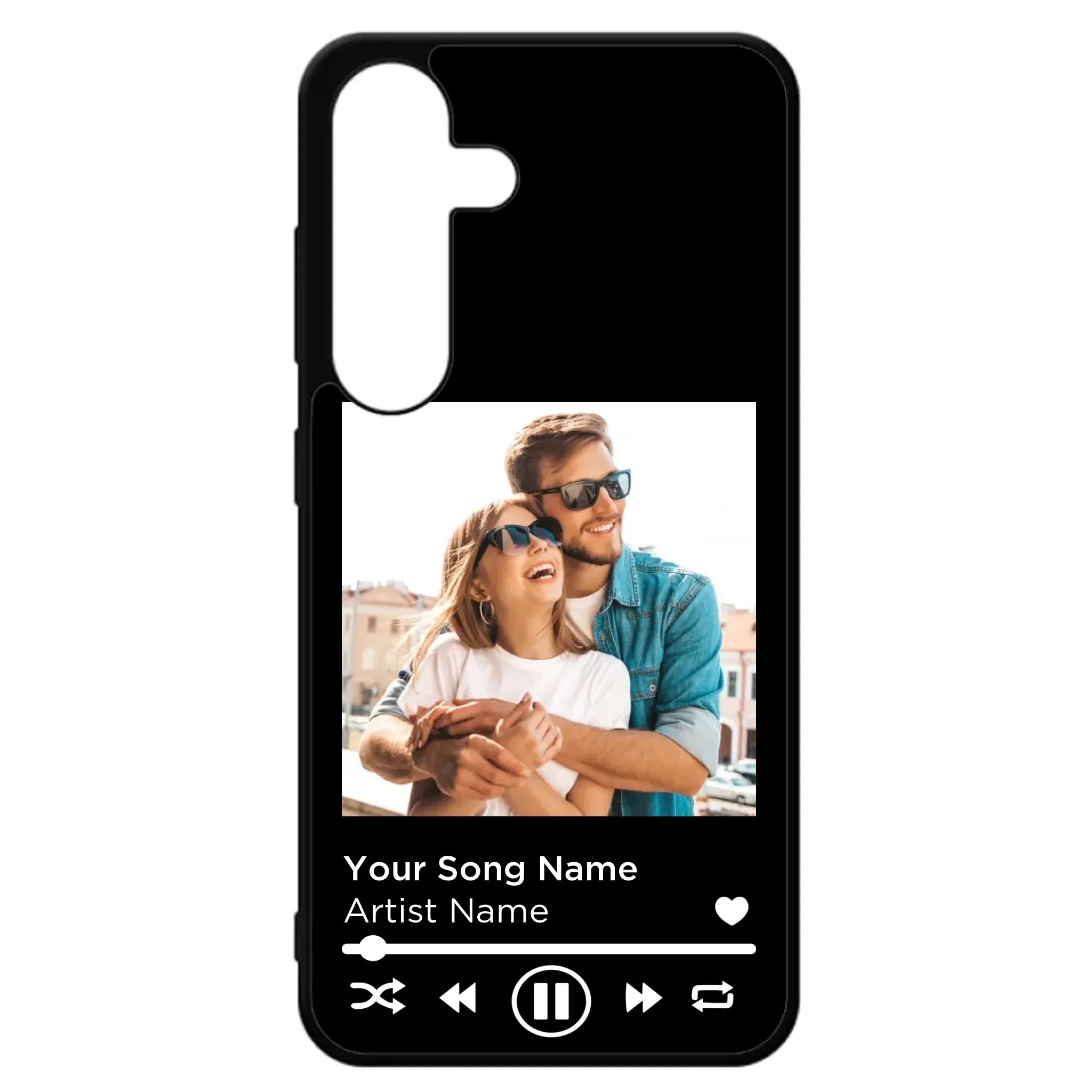 Custom Personalised Spotify Music Player Rubber TPU Case for iPhone, Samsung & Pixel
