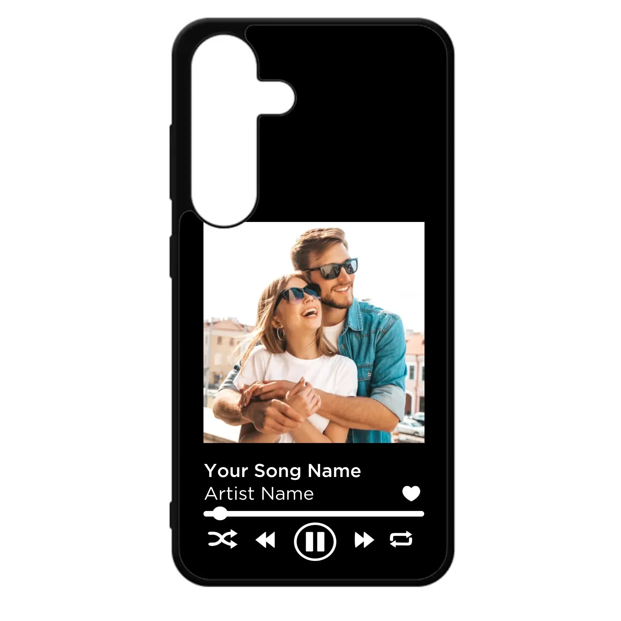 Custom Personalised Spotify Music Player Rubber TPU Case for iPhone, Samsung & Pixel