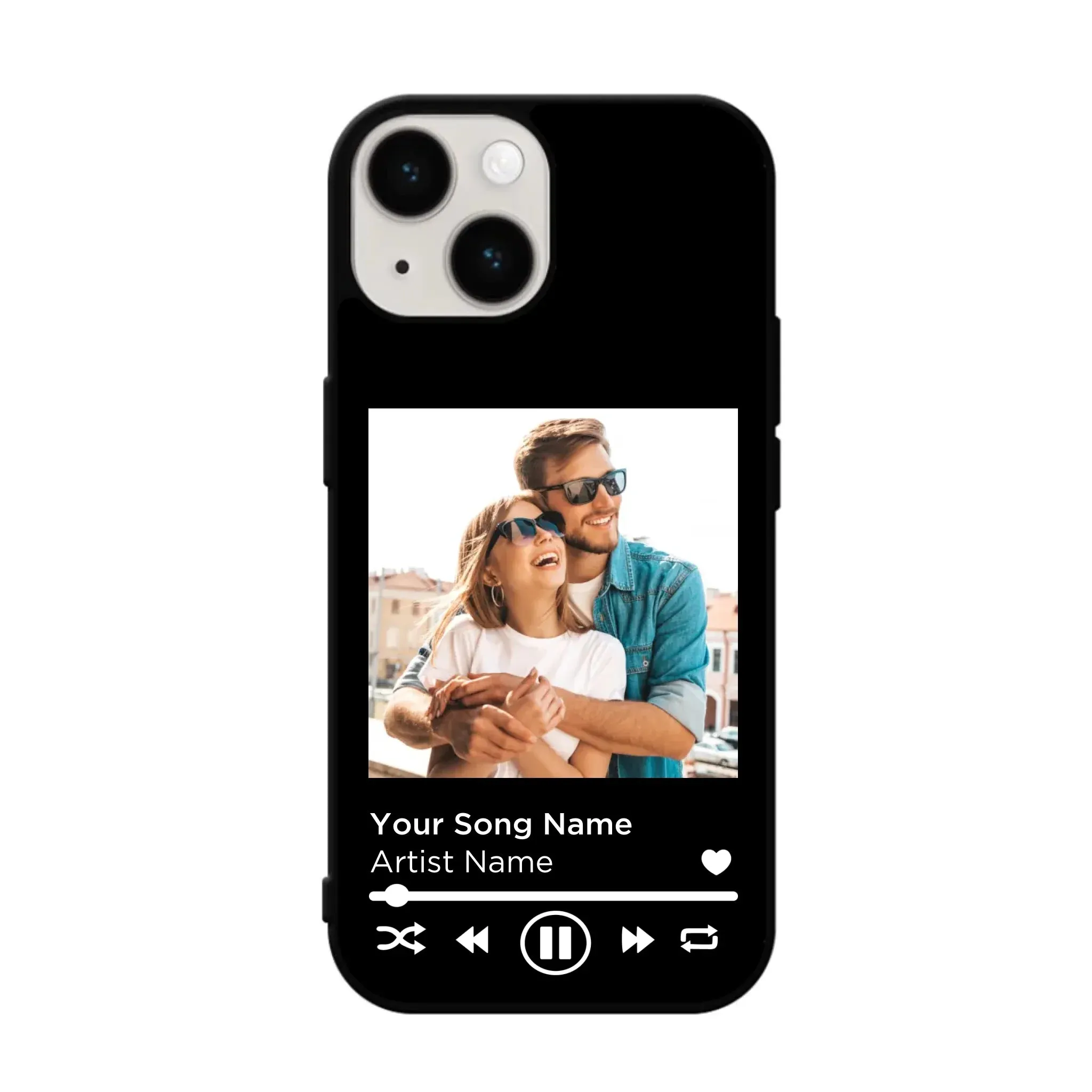 Custom Personalised Spotify Music Player Rubber TPU Case for iPhone, Samsung & Pixel