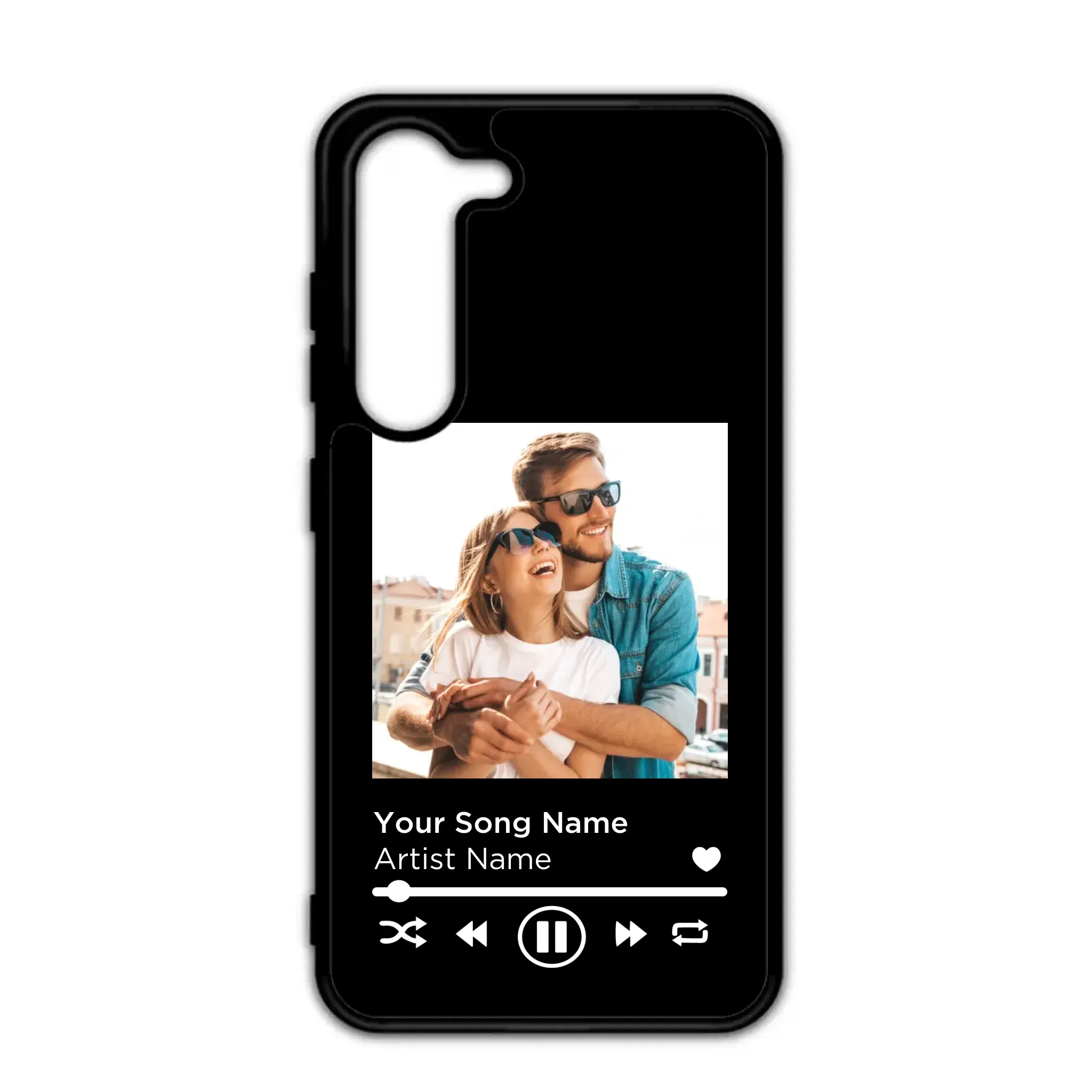Custom Personalised Spotify Music Player Rubber TPU Case for iPhone, Samsung & Pixel