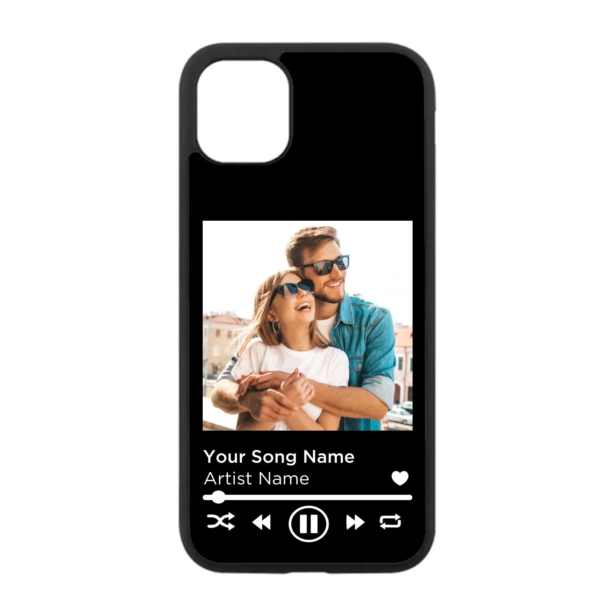 Custom Personalised Spotify Music Player Rubber TPU Case for iPhone, Samsung & Pixel