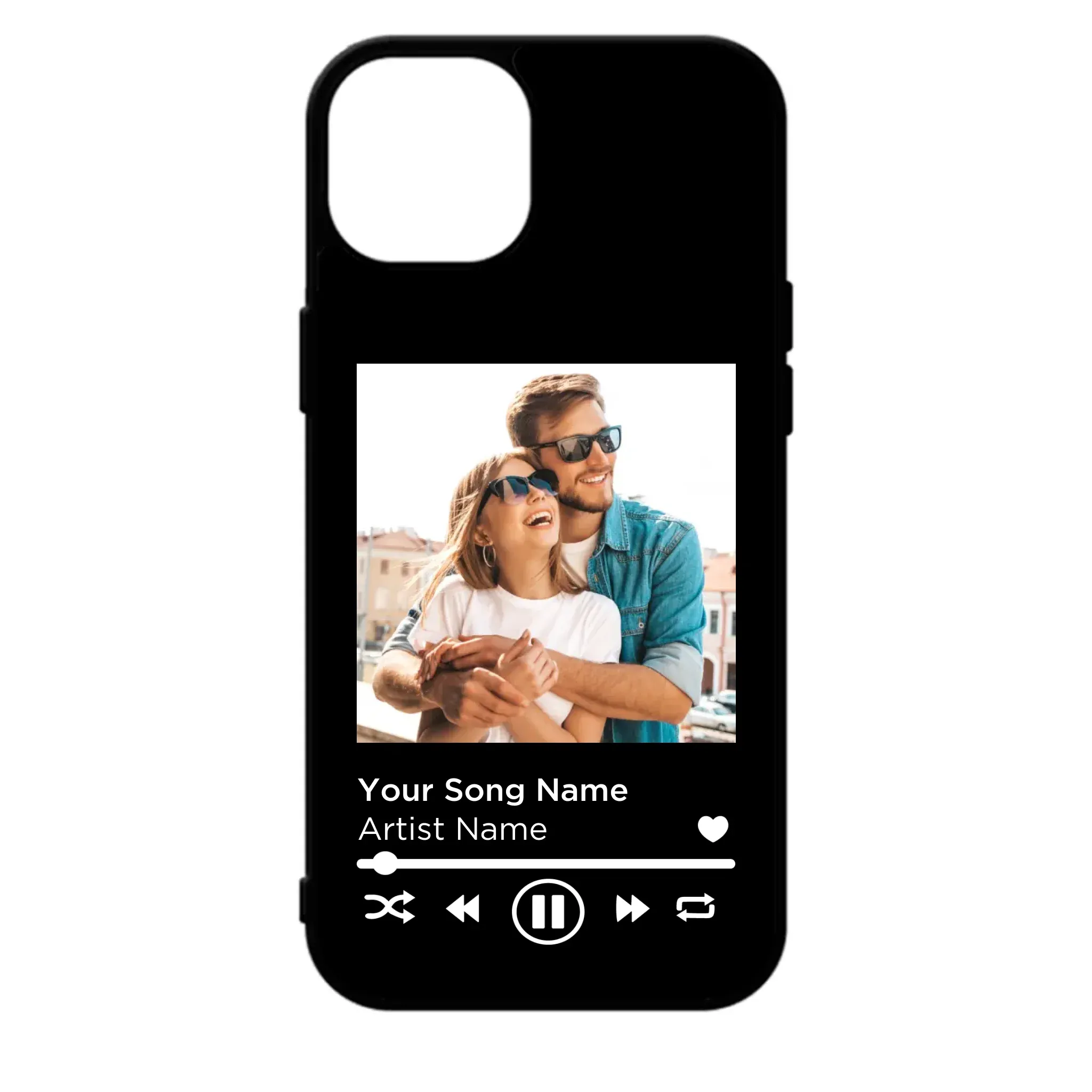 Custom Personalised Spotify Music Player Rubber TPU Case for iPhone, Samsung & Pixel