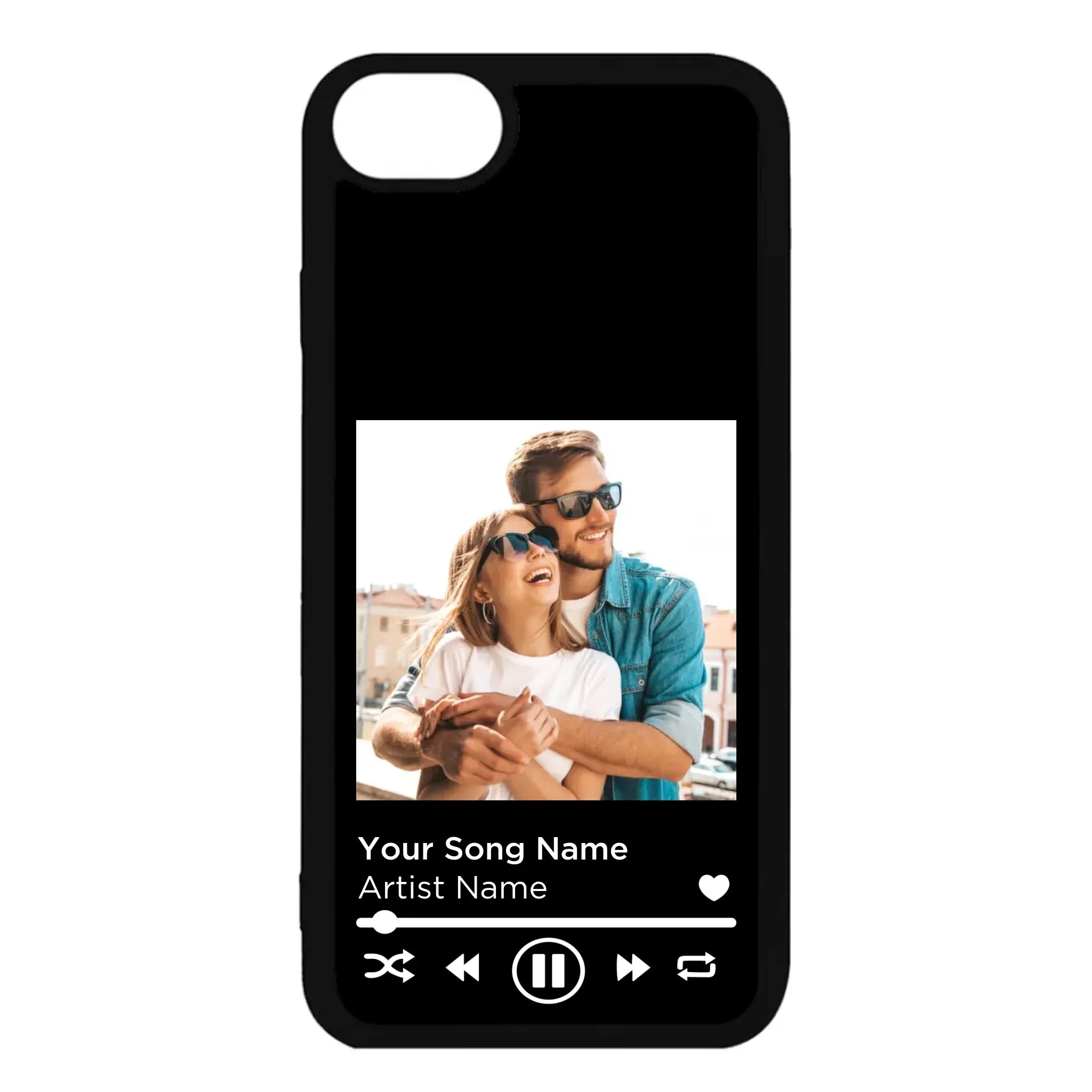 Custom Personalised Spotify Music Player Rubber TPU Case for iPhone, Samsung & Pixel