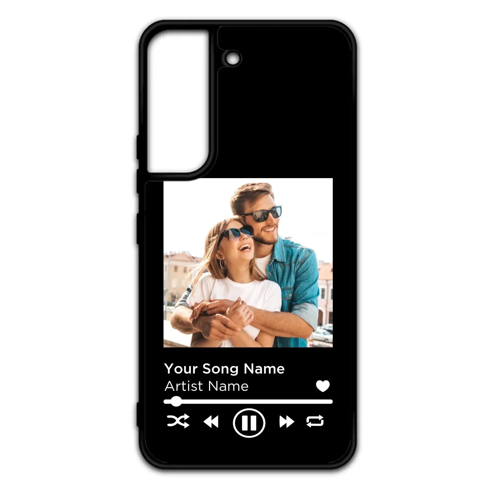 Custom Personalised Spotify Music Player Rubber TPU Case for iPhone, Samsung & Pixel