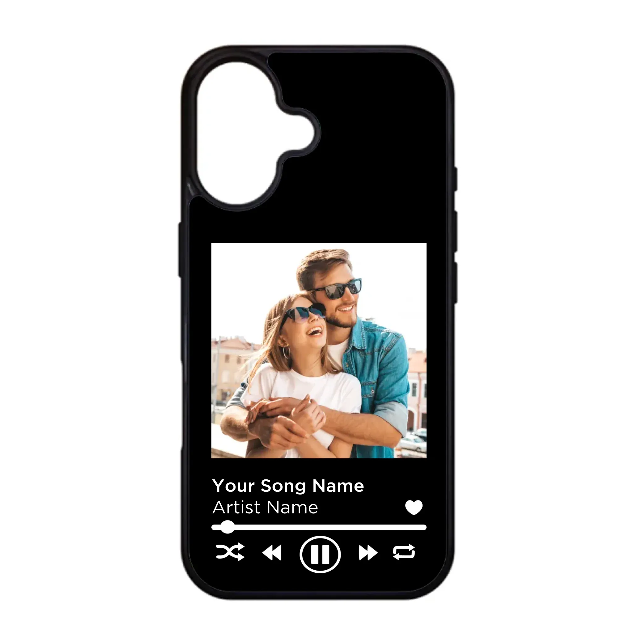 Custom Personalised Spotify Music Player Rubber TPU Case for iPhone, Samsung & Pixel