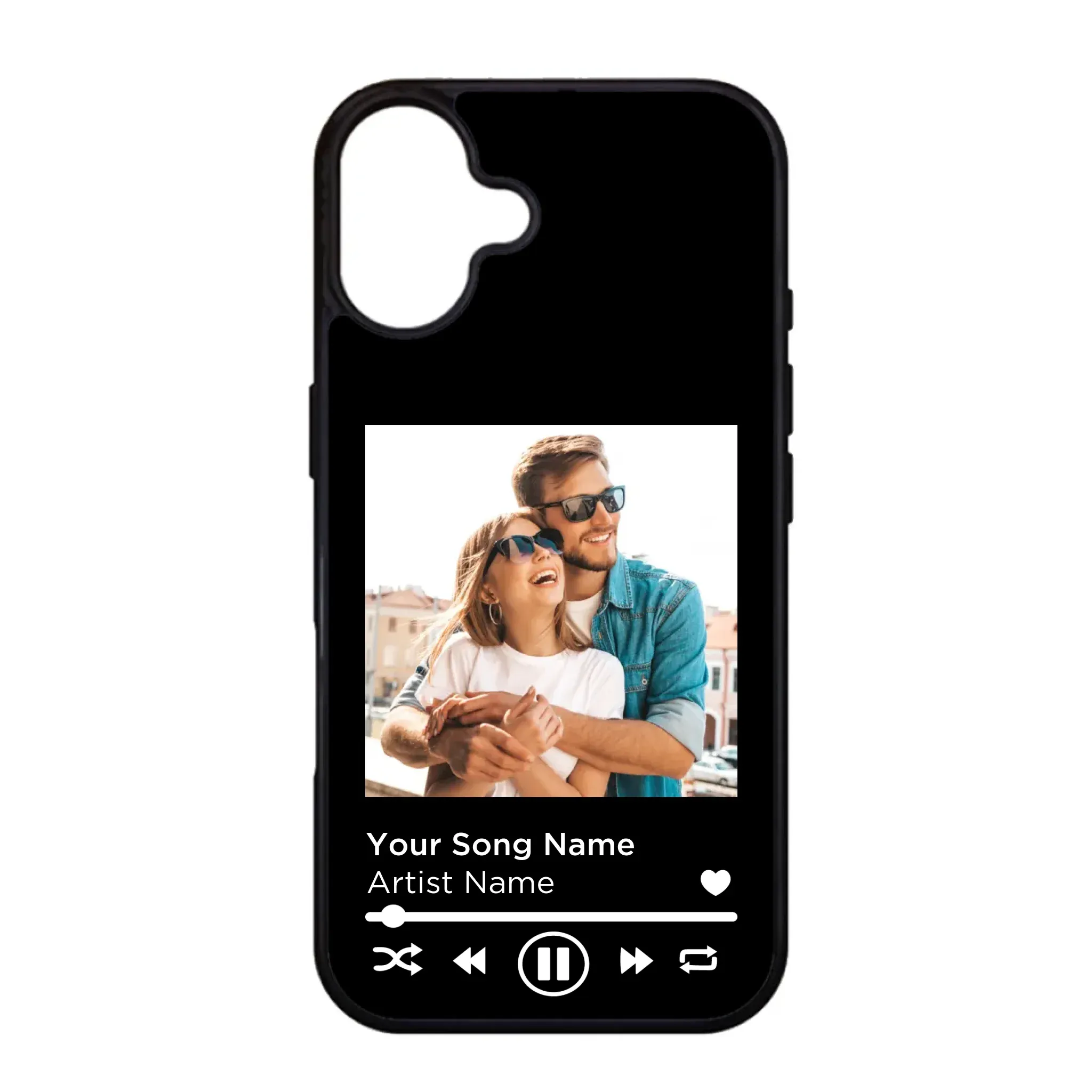 Custom Personalised Spotify Music Player Rubber TPU Case for iPhone, Samsung & Pixel