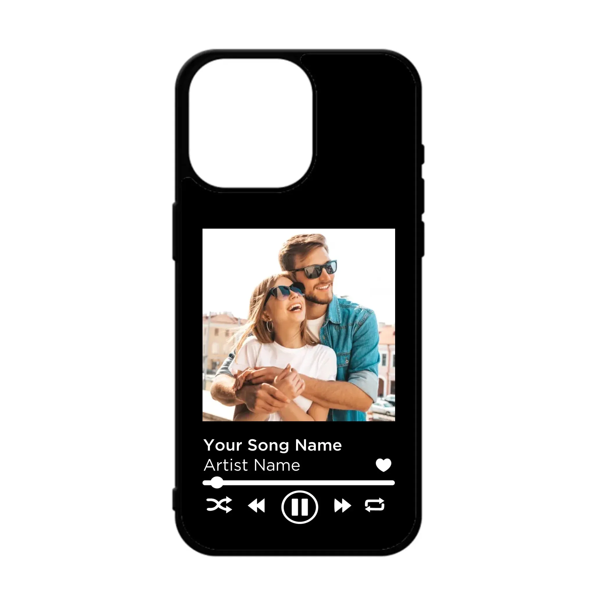Custom Personalised Spotify Music Player Rubber TPU Case for iPhone, Samsung & Pixel