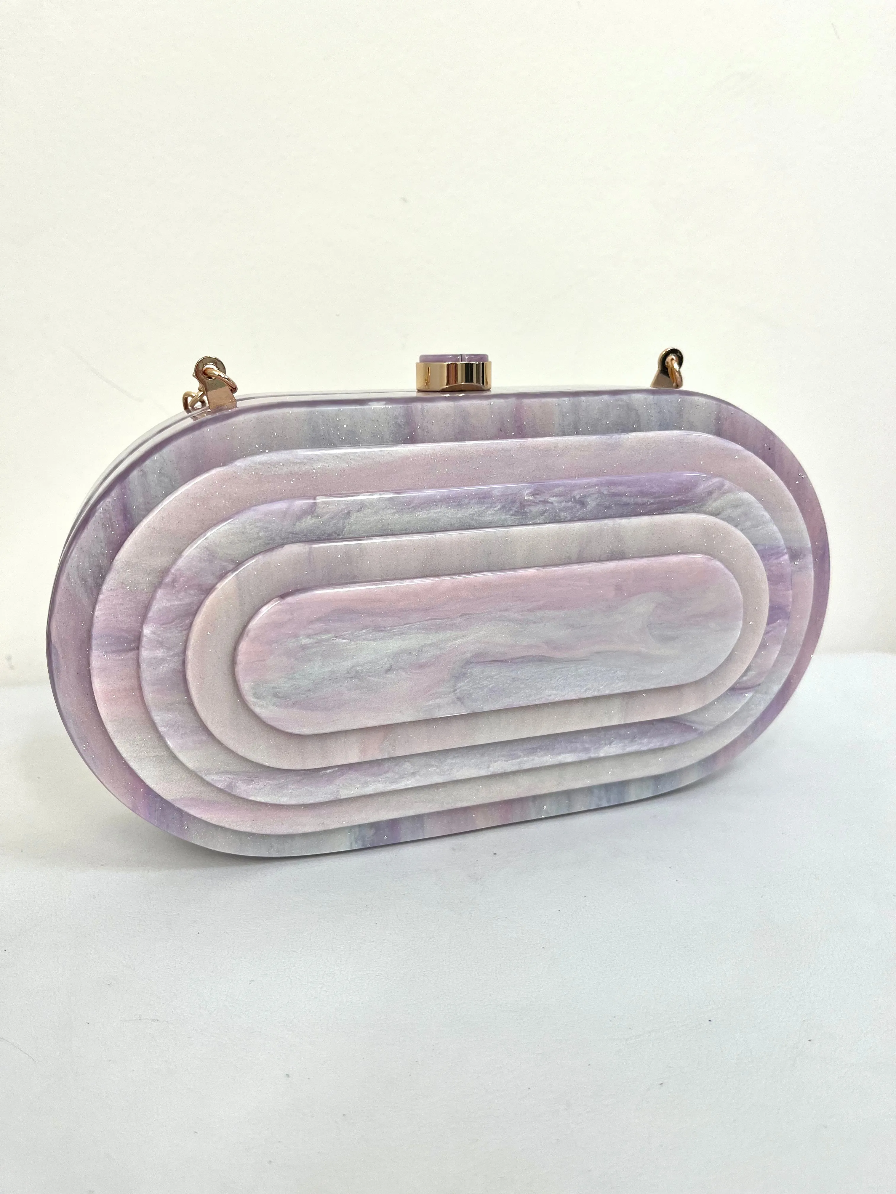Deco Clutch {Lilac}