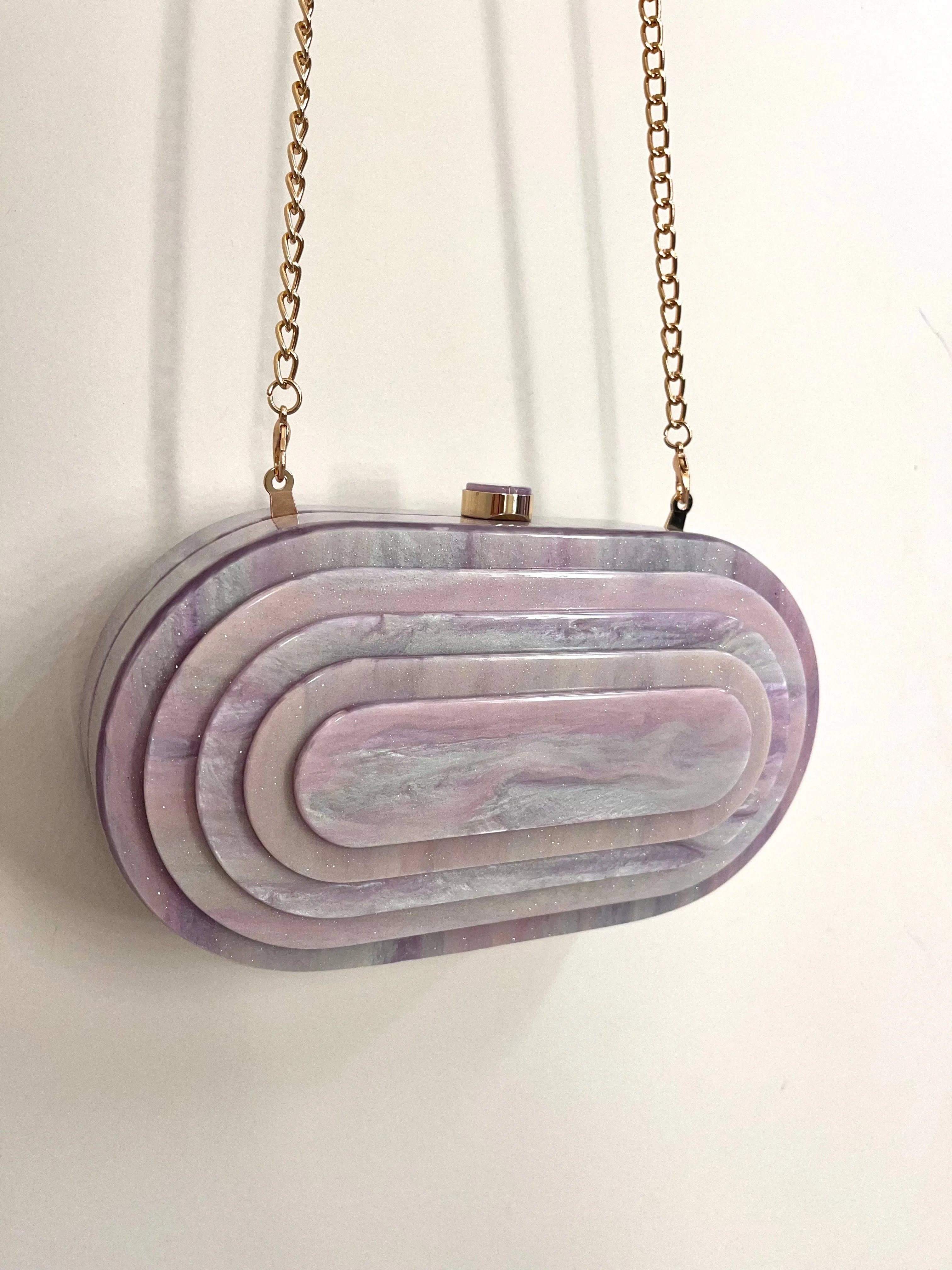 Deco Clutch {Lilac}