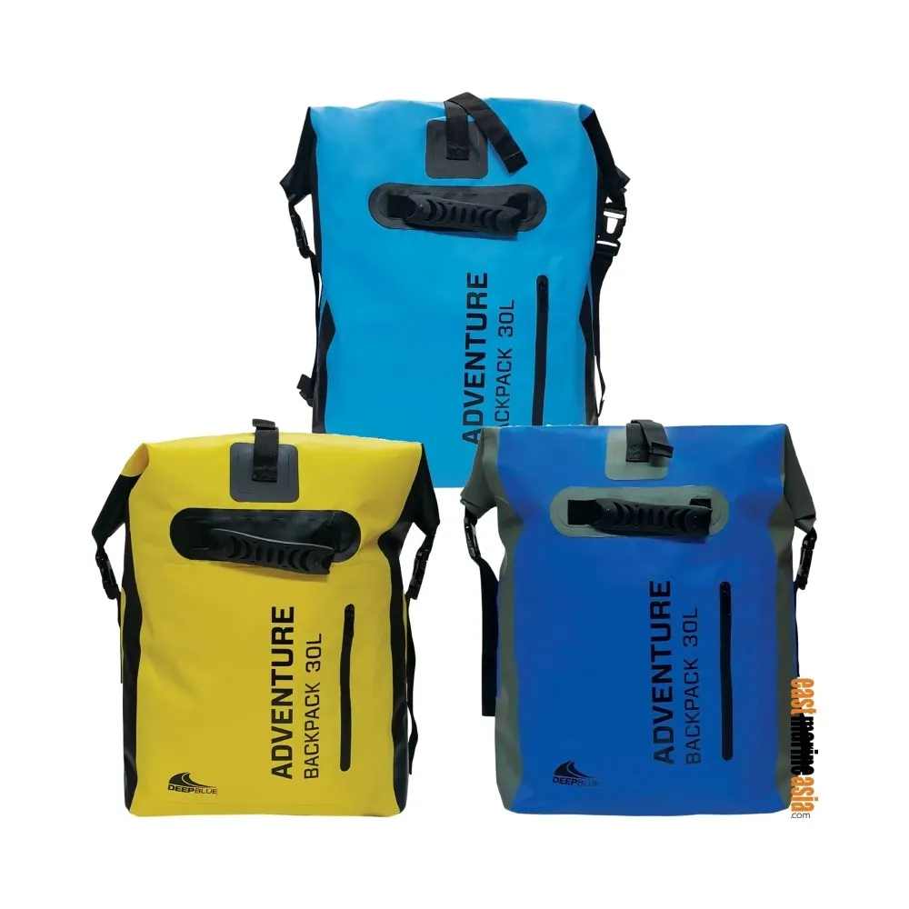 Deep Blue Adventure Dry Backpack - 30 L