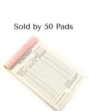 Delivery Receipt Carbonless | 50Pads 1/2