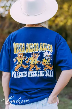Delta Delta Delta Grateful Dead Parents Weekend Tee