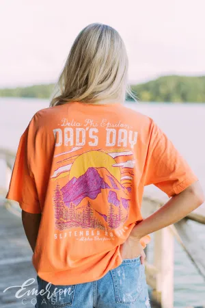 Delta Phi Epsilon Dad's Day Orange Tshirt