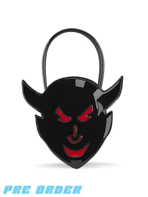 DEMONIA PATENT DEVIL HEAD HANDBAG  ✰ PRE ORDER ✰
