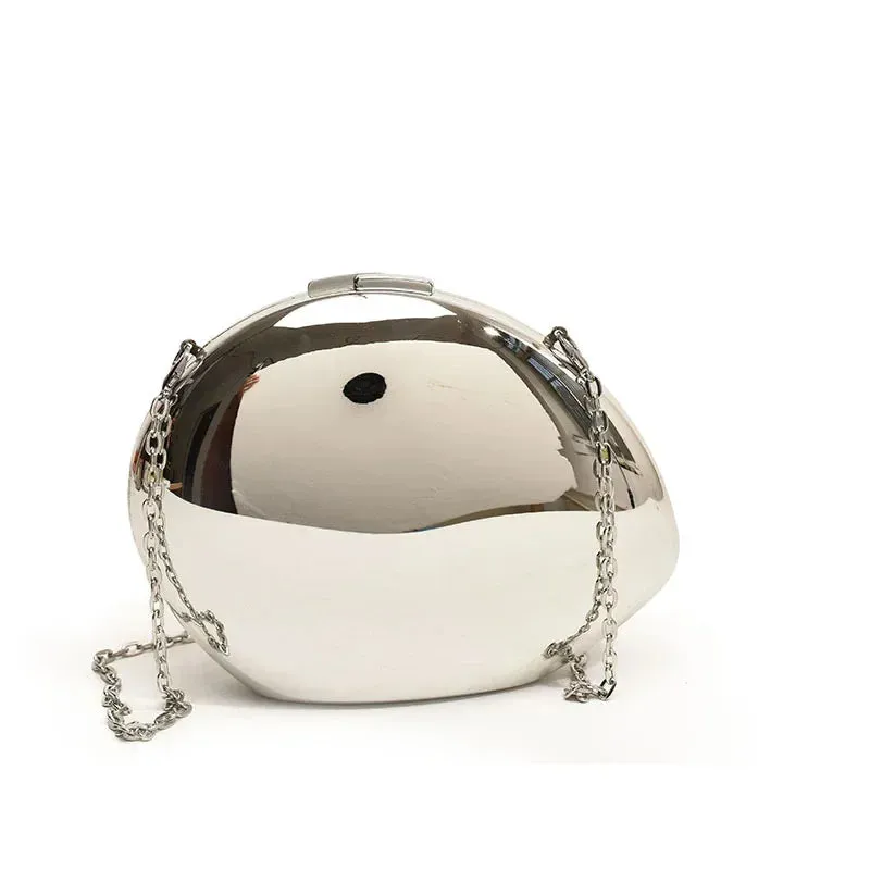 Designer Shell-Shaped Acrylic Clutch