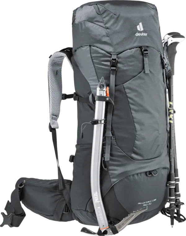 Deuter Mochila Aircontact Lite 50   10 Graphite-Black