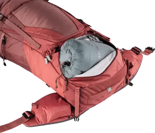 Deuter Mochila Futura Air Trek 45   10 Sl Redwood-Lava