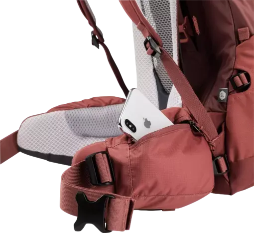 Deuter Mochila Futura Air Trek 45   10 Sl Redwood-Lava